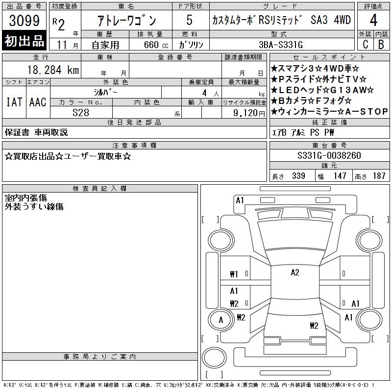 DAIHATSU ATRAI WAGON