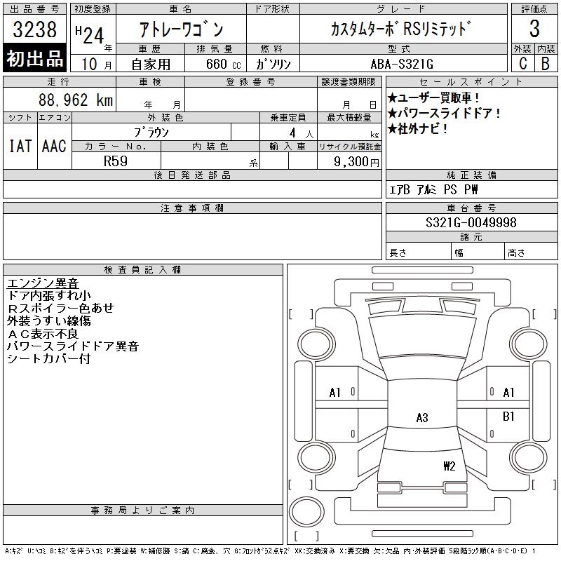 DAIHATSU ATRAI WAGON
