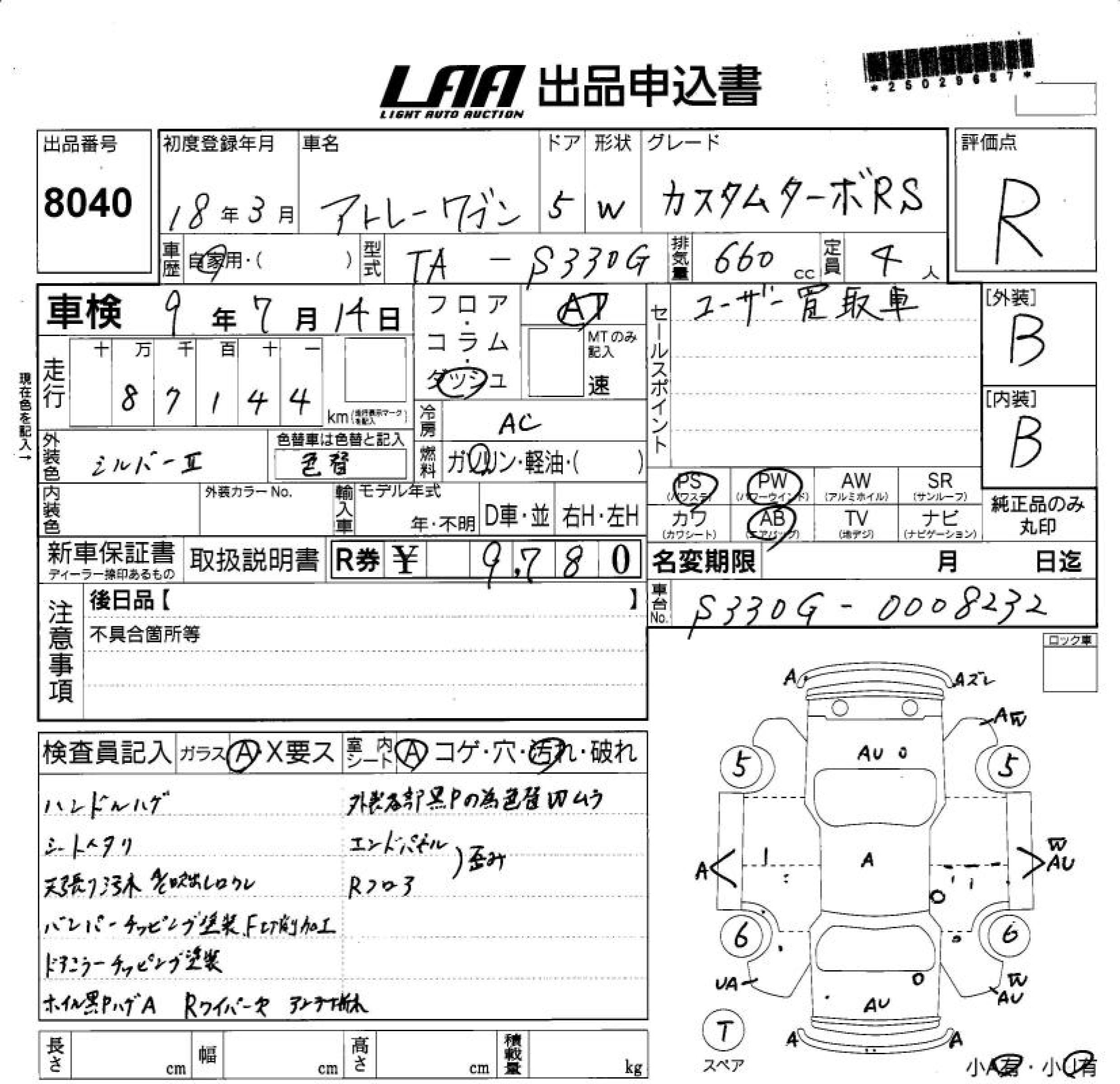 DAIHATSU ATRAI WAGON