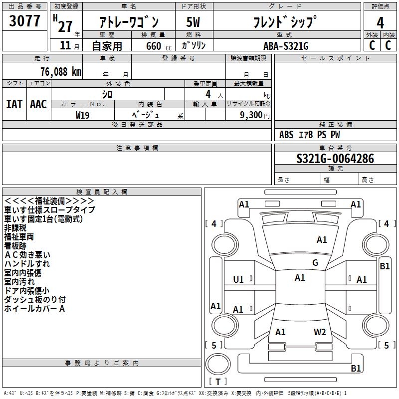 DAIHATSU ATRAI WAGON