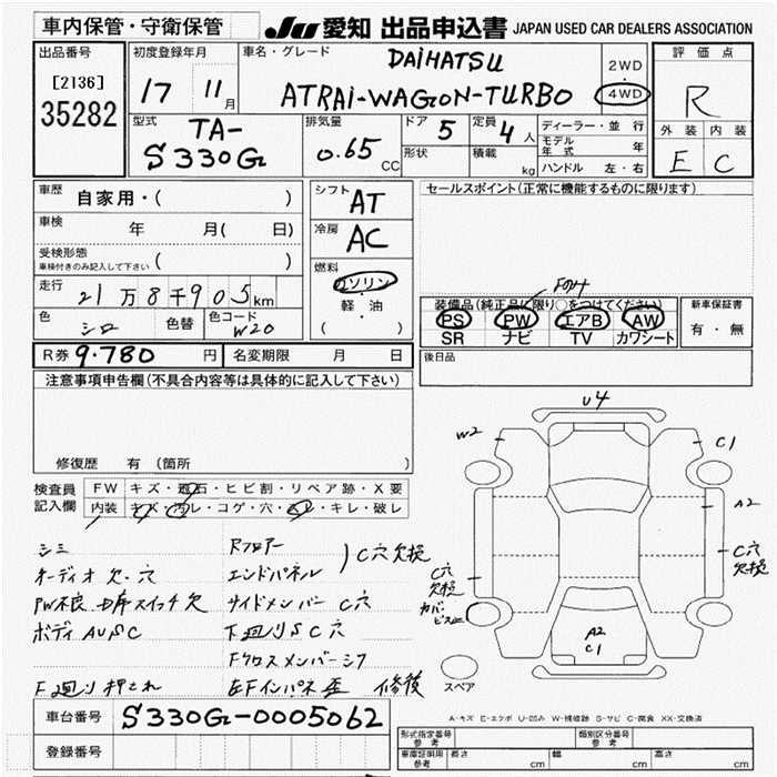 DAIHATSU ATRAI WAGON