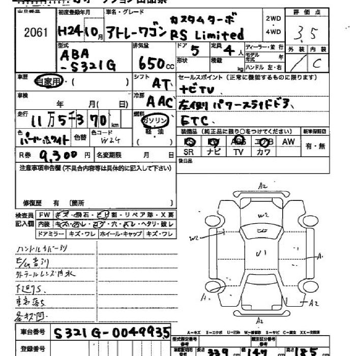 DAIHATSU ATRAI WAGON