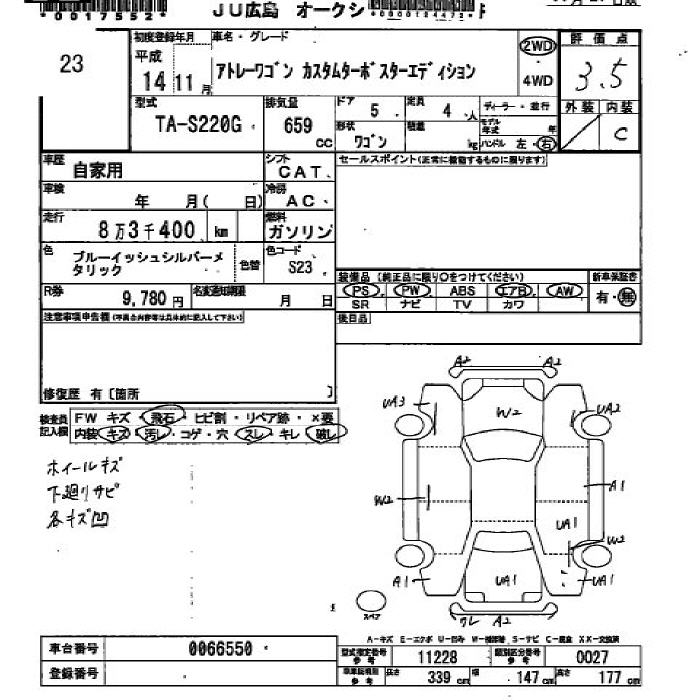 DAIHATSU ATRAI WAGON