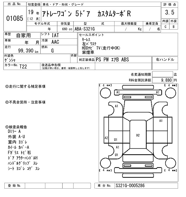 DAIHATSU ATRAI WAGON