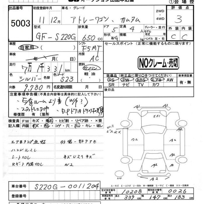 DAIHATSU ATRAI WAGON
