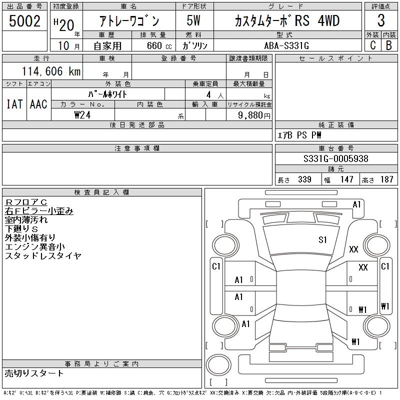 DAIHATSU ATRAI WAGON