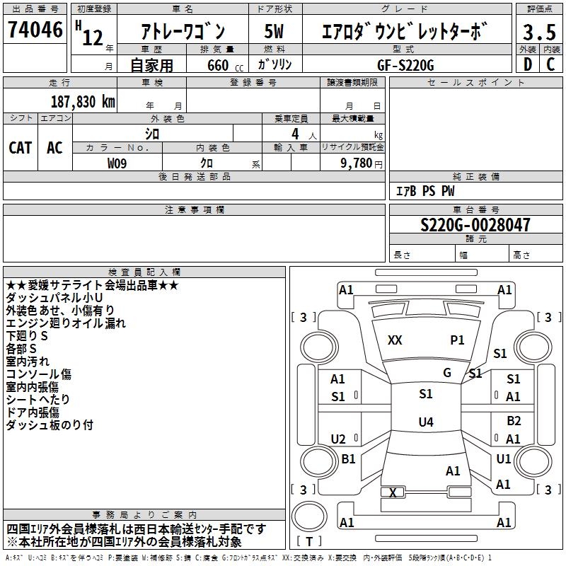 DAIHATSU ATRAI WAGON