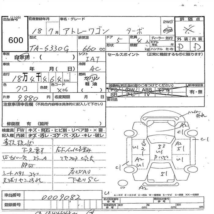 DAIHATSU ATRAI WAGON