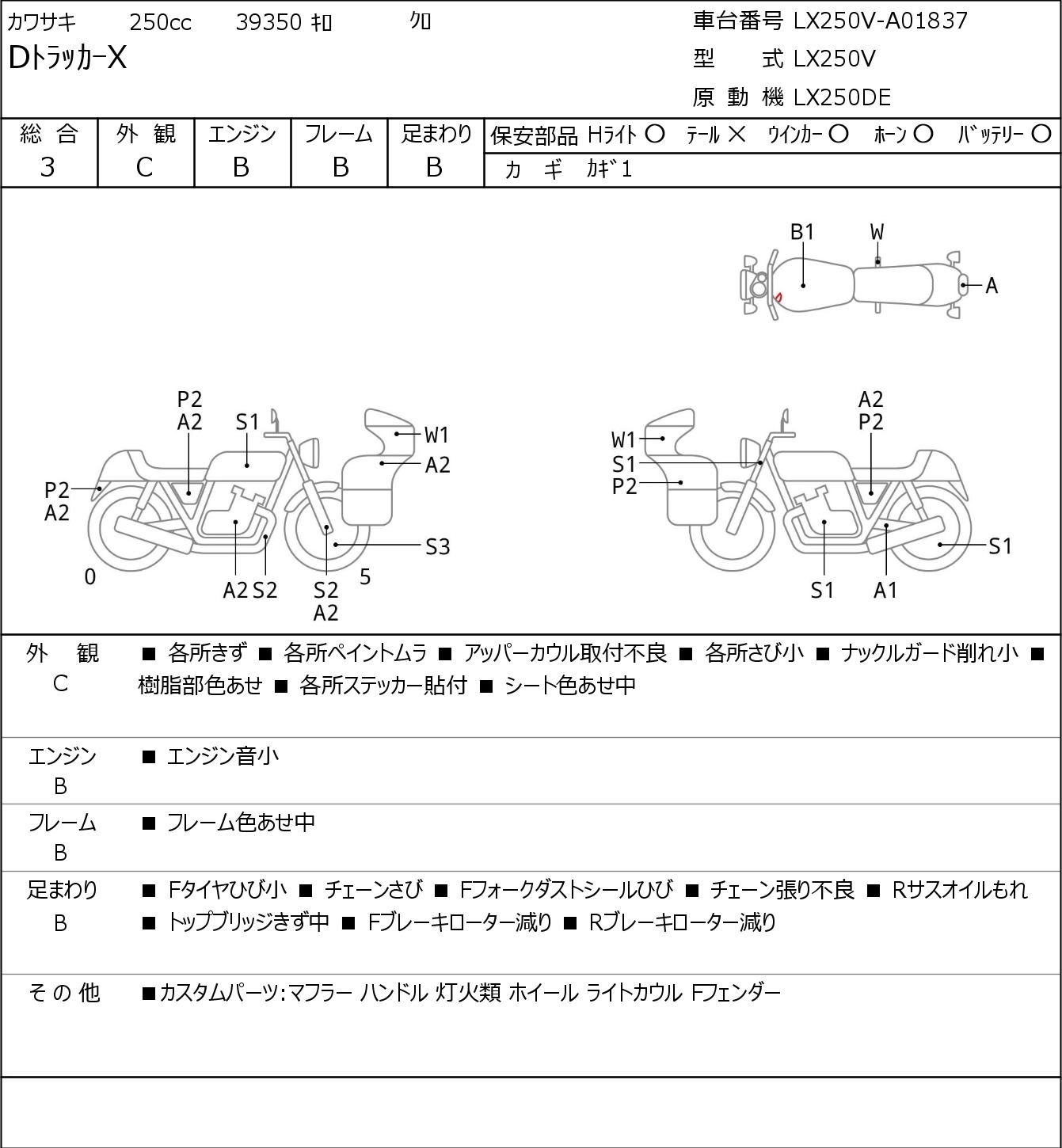 Kawasaki D-TRACKER X LX250V г. 39350