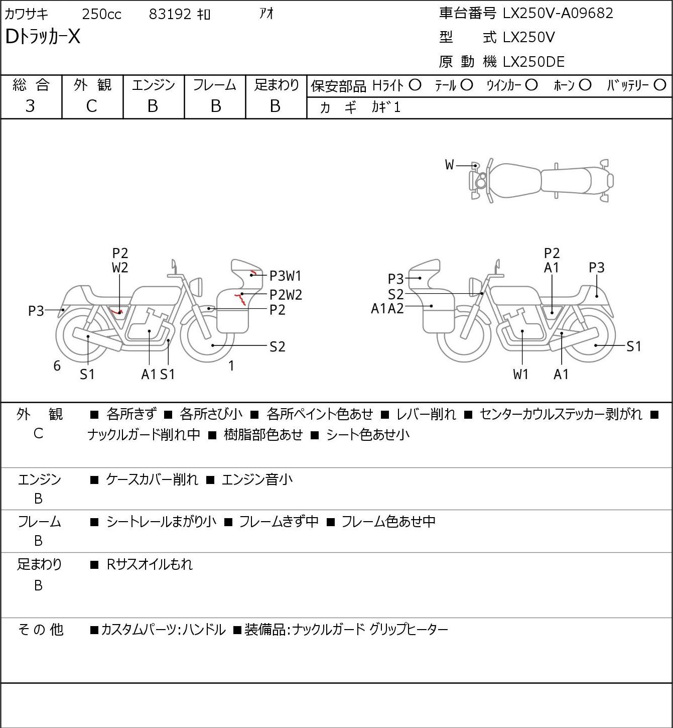 Kawasaki D-TRACKER X LX250V г. 83192