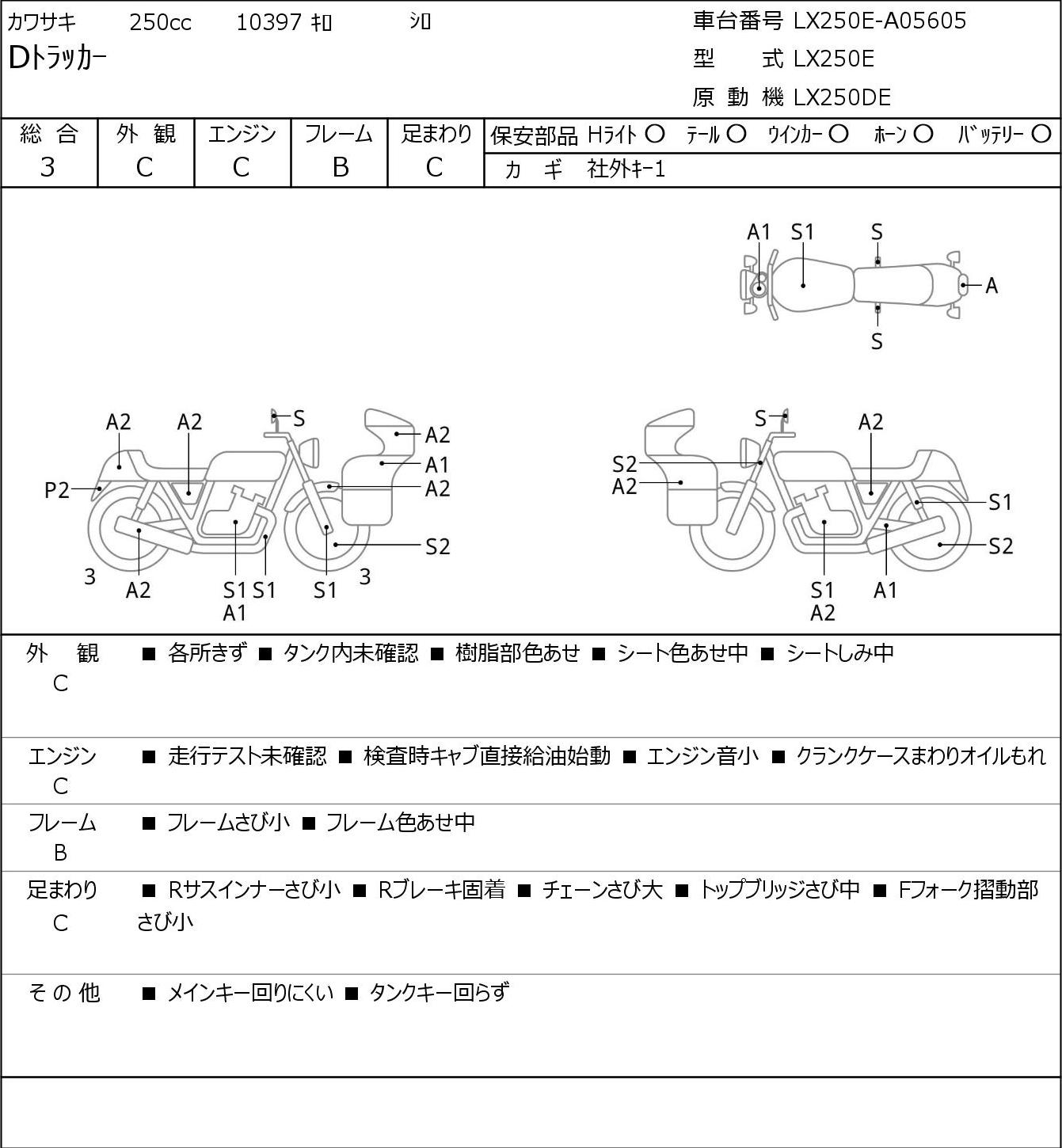 Kawasaki D-TRACKER LX250E г. 10397