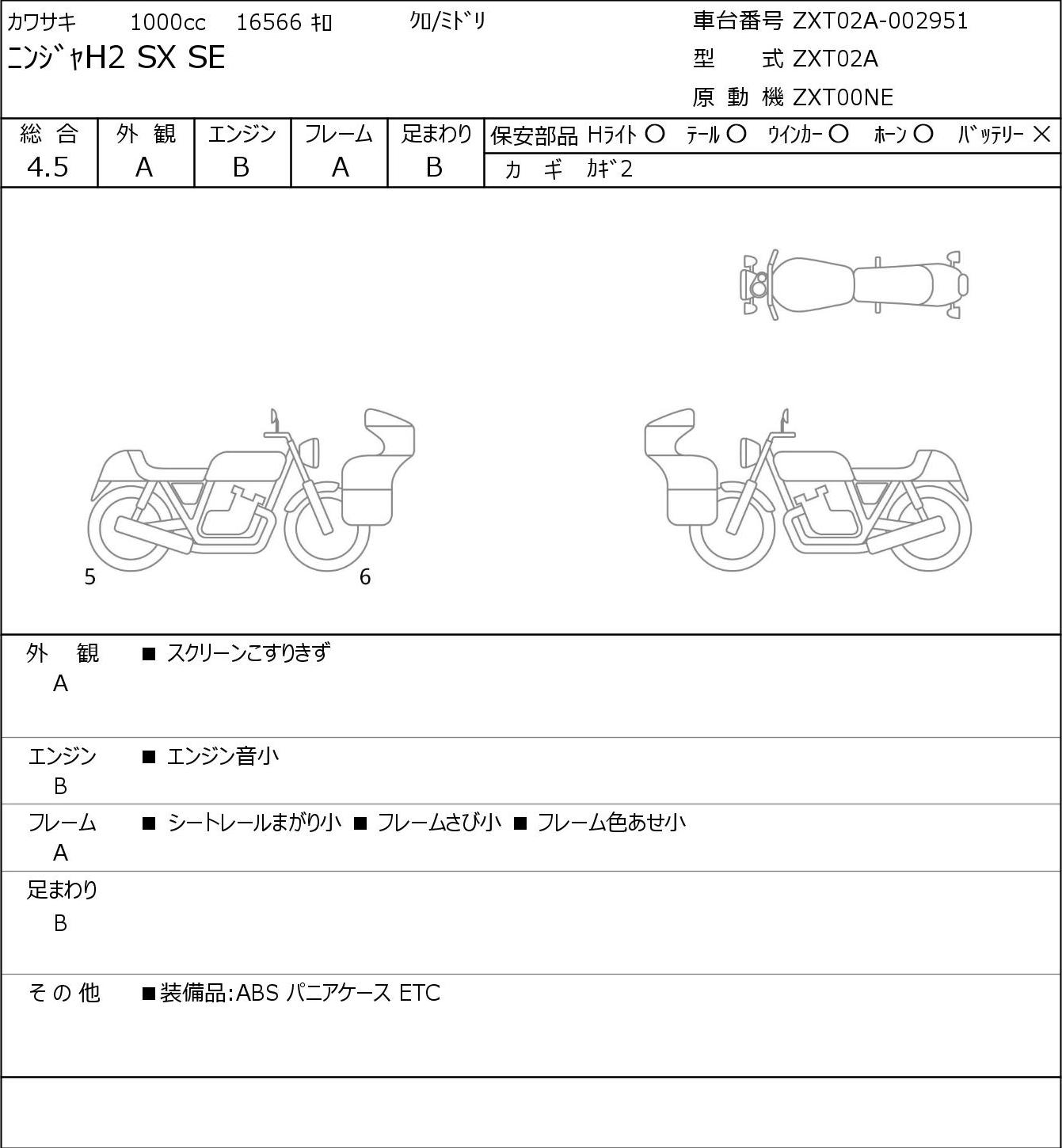 Kawasaki NINJA H2 ZXT02A - купить недорого