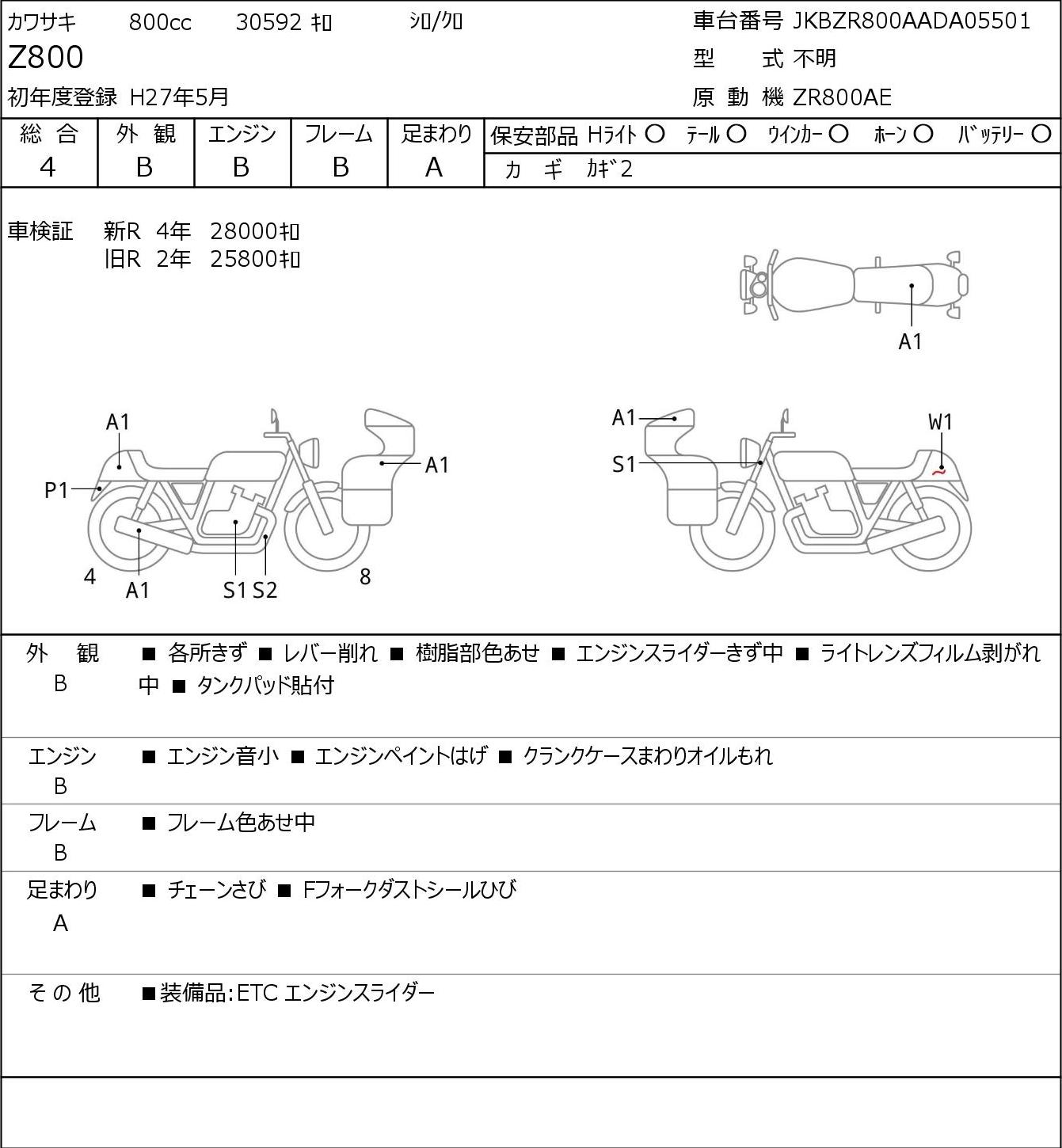 Kawasaki Z800 .. 2015г. 30592
