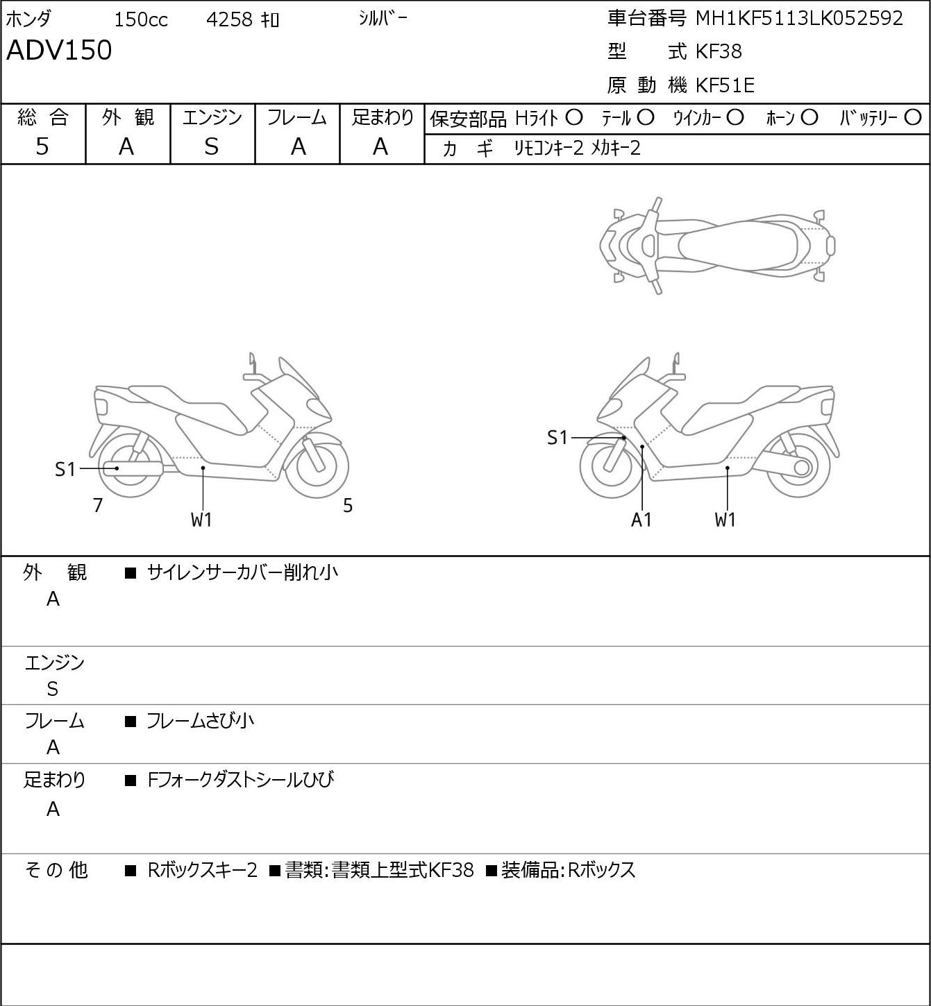 Honda X-ADV 150 KF51 - купить недорого