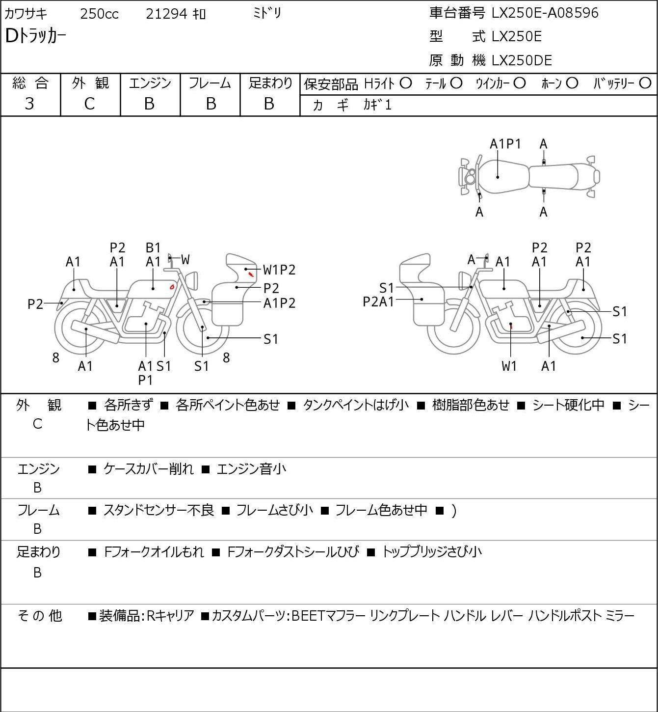 Kawasaki D-TRACKER LX250E г. 21294