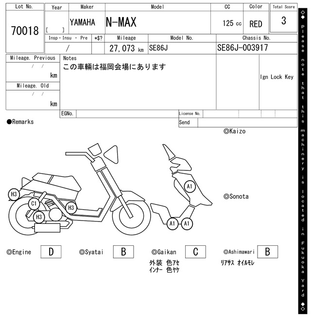 Yamaha NMAX 125  - купить недорого