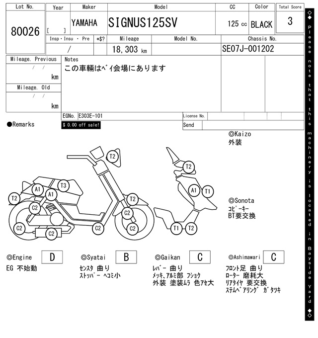 Yamaha CYGNUS 125  - купить недорого
